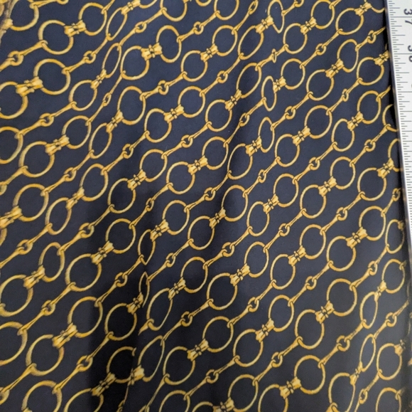 Lauren Ralph Lauren Black Dress Woth Gold Rings - Size 4 - Black Label - Picture 3 of 7